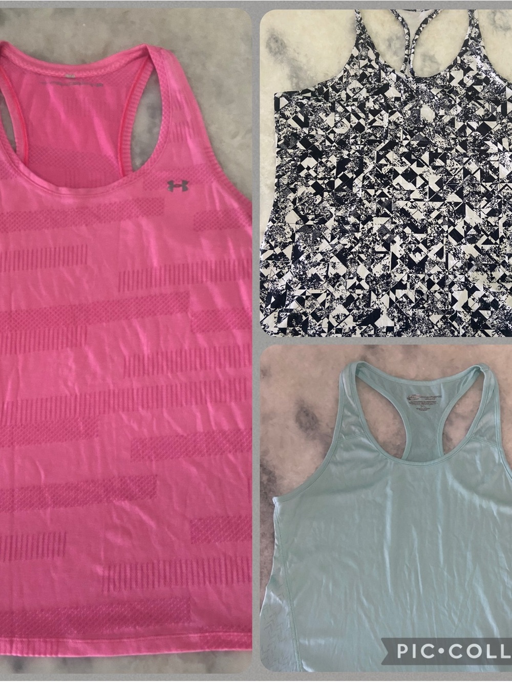 NIKE Dri Fit , Under Armour and Sketchers Women’s Racerback Tank Top BUNDLE XL